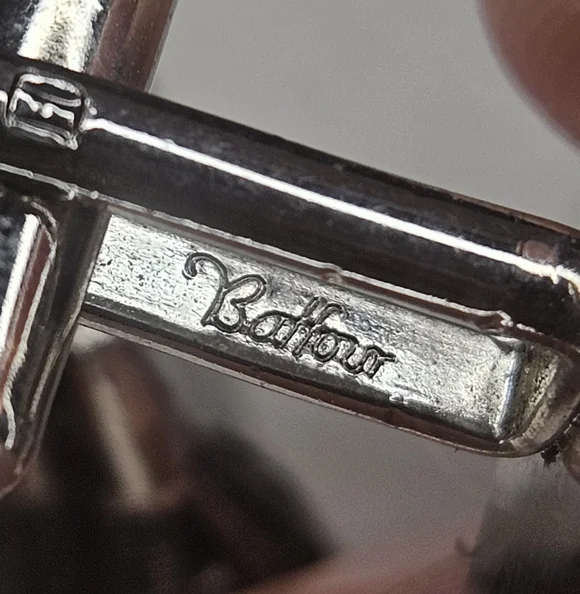 60's Vintage NASA Cufflinks GeminiSpace Capsule Atomic JetAge Rocket Balfour MCM